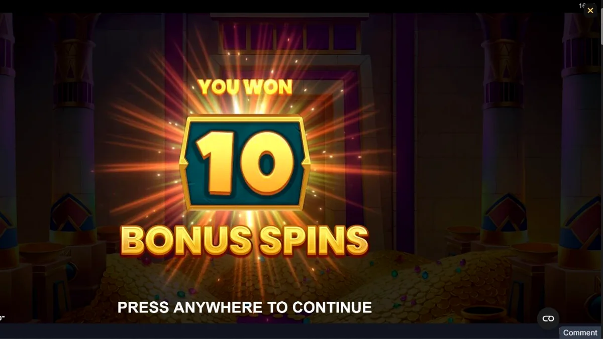 Tampilan visual slot Mummy Mania Perks Up™ Power Combo™ dengan tema mumi Mesir yang ceria
